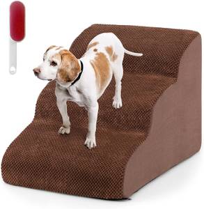 Hundetreppe PW10062 Braun - Kunstleder - 42 x 40 x 58 cm