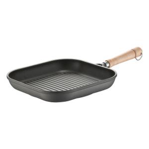 Grillpfanne Bonanza Induction Grau - Metall - 29 x 5 x 49 cm