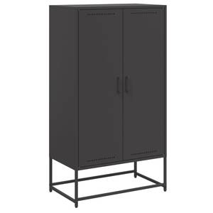 Highboard DE5864 Schwarz - Metall - 39 x 124 x 69 cm