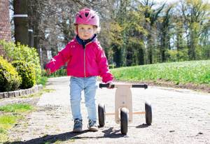 Mini-Laufdreirad Charlie, natur Holz