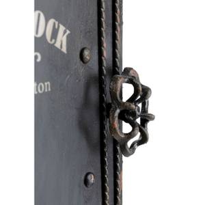 Schlüsselkasten Safe Schwarz - Metall - 24 x 31 x 13 cm