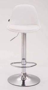 Tabouret de bar Kiel Lot de 2 Blanc