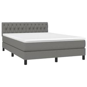 Boxspringbett 3017265-23 Dunkelgrau - 144 x 193 cm