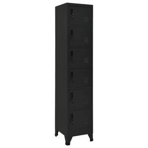 Schließfachschrank 294428-1 Schwarz - Tiefe: 40 cm