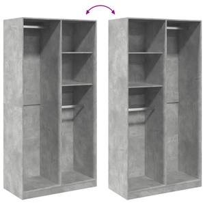 Kleiderschrank 298537-4 Beton Dekor - Breite: 100 cm