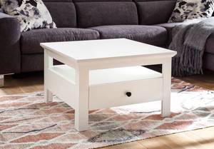 Table basse SAULER Blanc - Bois manufacturé - 70 x 46 x 70 cm