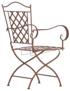 Chaises de jardin Adara Lot de 2 Marron