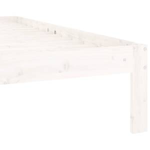 Cadre de lit 3013677 Blanc - Largeur : 124 cm