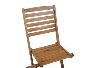 Chaise de jardin TOLVE Marron - Bois massif - 52 x 91 x 47 cm