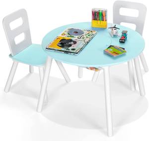 Kindertisch Set Kindersitzgruppe Grün - Holzwerkstoff - 60 x 44 x 60 cm