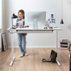 Höhenverstellbarer Tisch Easydesk Weiß - Breite: 180 cm - Weiß