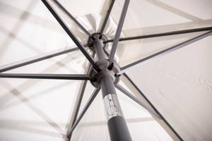 Parasol Leeds Blanc - Hauteur : 245 cm