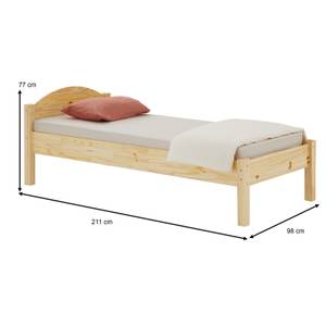 Lit simple SORAJA 90x200 cm Bois