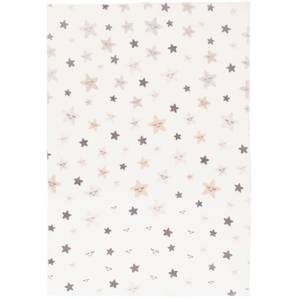 Fellteppich Pearl Kids Sterne Cremeweiß - 80 x 150 cm