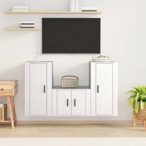 TV-Schrank 3er Set D133 Weiß