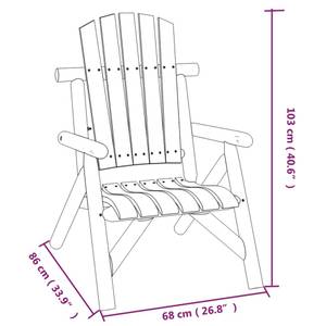 Gartenstuhl 3028556-6 Holz