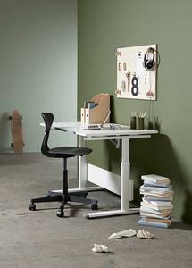 Schreibtisch Evo Weiß - Holzwerkstoff - 70 x 79 x 120 cm