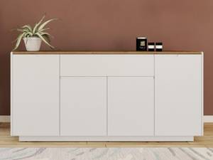 Buffet bas AMANI Beige - Bois manufacturé - 40 x 76 x 160 cm