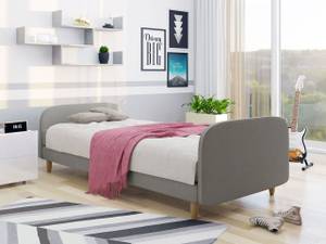 Boxspringbett Hot III Grau - Breite: 120 cm