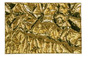 Metallbild Goldenes Versteck Gold - Metall - 120 x 82 x 5 cm