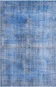 Tapis Ultra Vintage CXXXIX Bleu - Textile - 203 x 1 x 312 cm