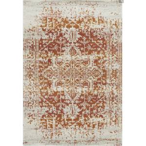 Tapis moderne tissé plat à motifs AVON Orange - 200 x 290 cm