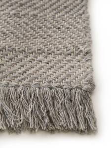 Tapis de couloir en laine Lars Gris lumineux