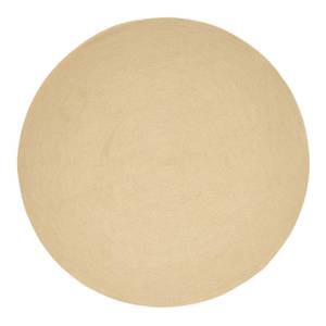 Handgewebter geflochtener Teppich Beige - 150 x 150 cm