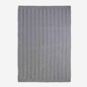 WARM PLAID 130x170 GRAU Grau - Textil - 1 x 130 x 170 cm
