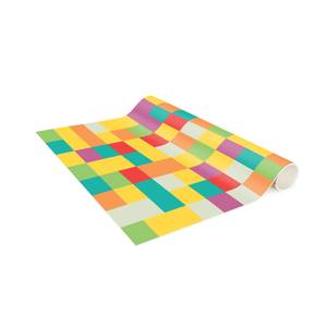 Buntes Mosaik Zirkus Vinyl-Teppich - Buntes Mosaik Zirkus - Hochformat 1:2 - 60 x 180 cm