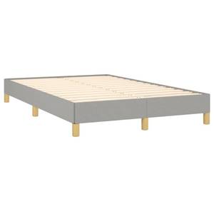 Boxspringbett 3017288-2 Hellgrau - 123 x 193 cm