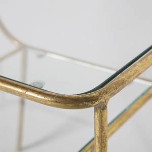 Beistelltisch Kalbar Glas / Metall - Gold
