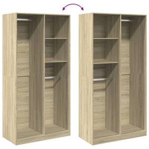 Kleiderschrank 298537-4 Eiche Sonoma Dekor - Breite: 100 cm