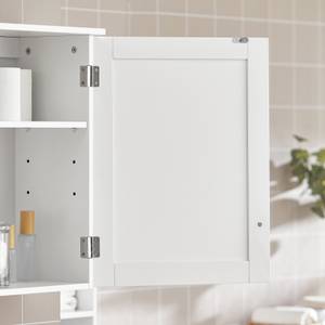 Meuble haut de salle de bain BZR19-W Blanc - Bois manufacturé - 40 x 52 x 23 cm