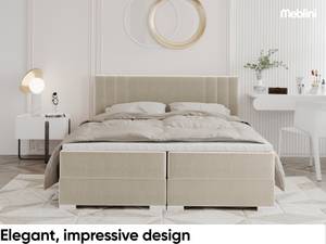 Boxspringbett Alba Beige - Breite: 160 cm - H3