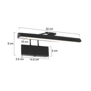 Bougeoir Litho LED-Platine Plexiglas / Fer - 1 ampoule