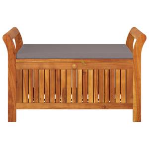 Banc de rangement de jardin 3028198 Gris - Profondeur : 91 cm