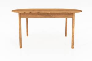 Tisch oval INA Holz - Wildeiche - 90 x 160 cm