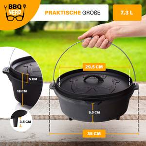 Dutch Oven "Starter" 5.5L avec pieds 35 x 20 x 35 cm