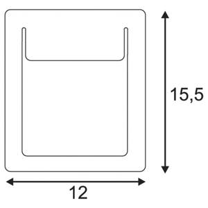 Einbaustrahler Downer Pur 12 x 16 cm