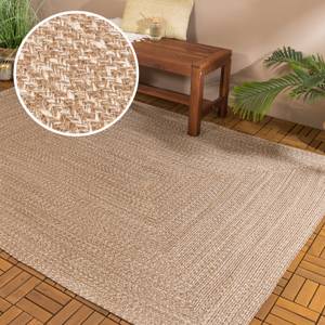 In- & Outdoor Jute Teppich Bali Braun - 120 x 170 cm