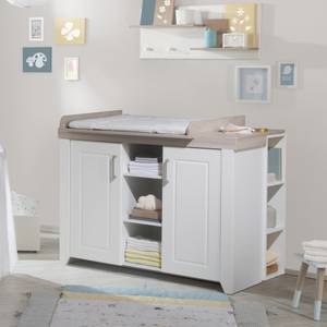 Set de chambre bébé Felicia 3 pcs Blanc - Bois manufacturé