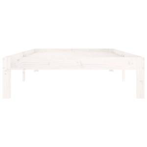 Cadre de lit 3013677 Blanc - Largeur : 104 cm