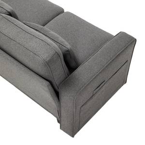 4-Sitzer Sofa Mercury Ⅷ Grau - Holzwerkstoff - Metall - Textil - Holz teilmassiv - 83 x 88 x 290 cm