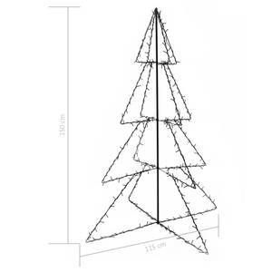 Arbre de noël cône 3009952 Blanc crème