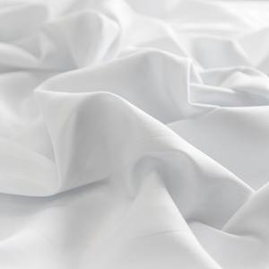 housse de duvet JACQUARD-STREIFEN Blanc - 200 x 210 cm