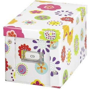 ZELLER CD-Box, Pappe, 15 cm hoch Multicolor