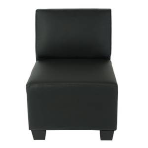 Modular 3-Sitzer Sofa Moncalieri Schwarz - Kunstleder - 197 x 76 x 72 cm