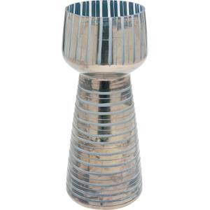 Vase Nizza III Gris - Verre - 15 x 37 x 15 cm