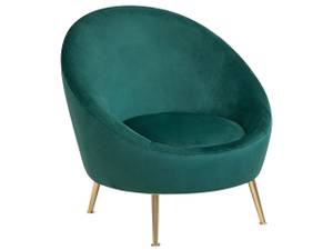 Fauteuil LANGA Vert foncé - Doré - Vert